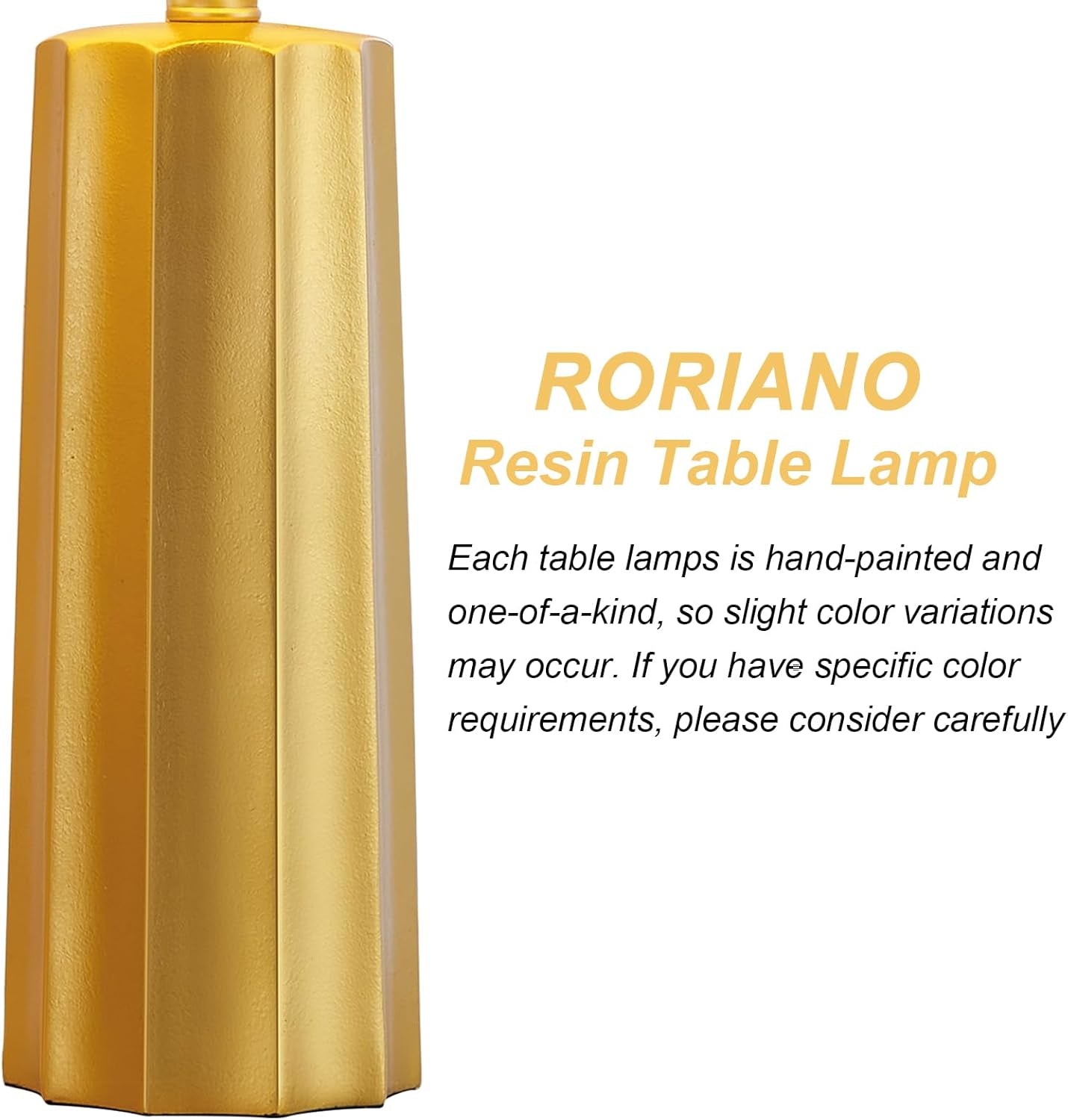 Set of 2 Modern Table Lamps for Living Room Bedroom, Gold Nightstand Resin Lamps with Black Grid Shade, Contemporary Desk Lamps for Bedside End Tables, 2 Bulbs Included (Gold)