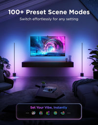 Floor Lamp 3 with Luminblend+ Technology, 2100Lm Standing Lamp, Work with Matter,1000K-10000K Modern Floor Lamps for Living Room, Bedroom, Office, Corner Lamp with Dynamic Scenes, Daysync
