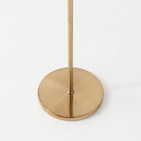 Nova 74 In. Antique Brass Industrial 3-Light LED Energy Efficient Floor Lamp with Built-In 3-Way Dimmer Function FL-NVA-BRS